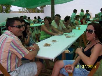 Esperando la paella